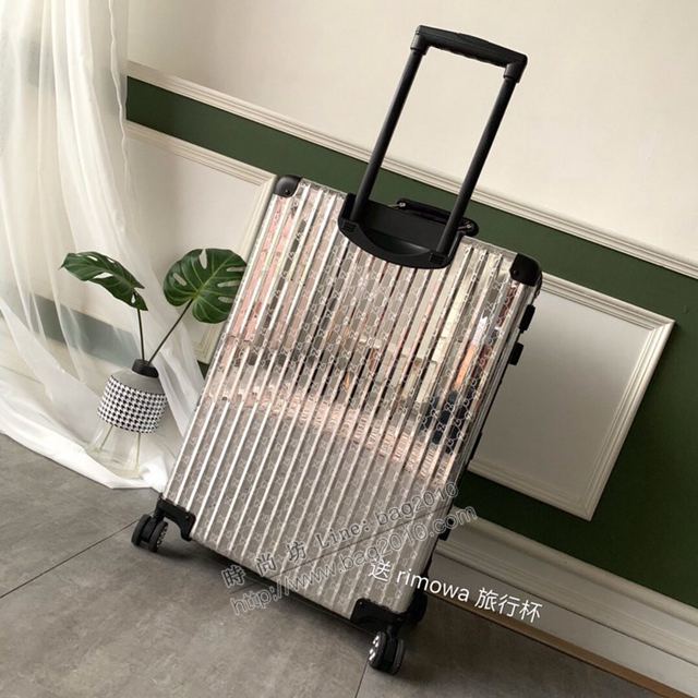 Gucci拉杆箱 66655 鏡面系列 古奇拉箱 全鋁鎂合金行李箱 四輪旅行箱xzx1106